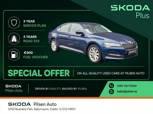 Skoda Superb Saloon, Diesel, 2023, Blue