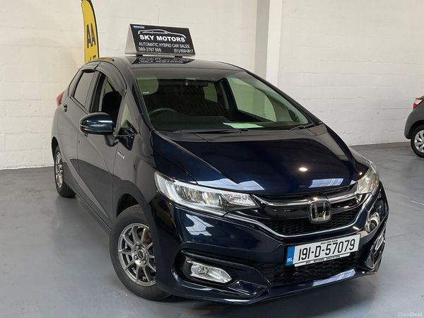 Honda Fit Hatchback, Petrol Hybrid, 2019, Blue