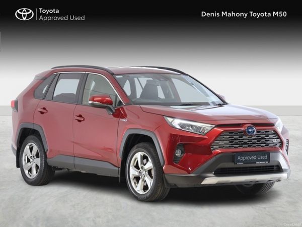 Toyota RAV4 SUV, Petrol Hybrid, 2022, Red