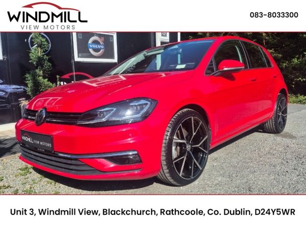 Volkswagen Golf Saloon, Petrol, 2018, Red