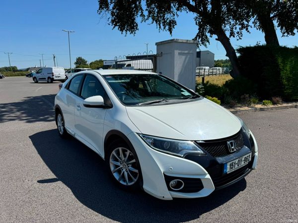 Honda Civic Hatchback, Diesel, 2015, White