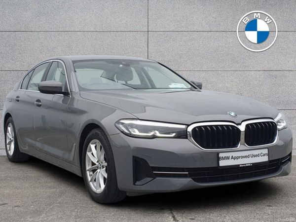 BMW 5-Series Saloon, Diesel Hybrid, 2021, Grey