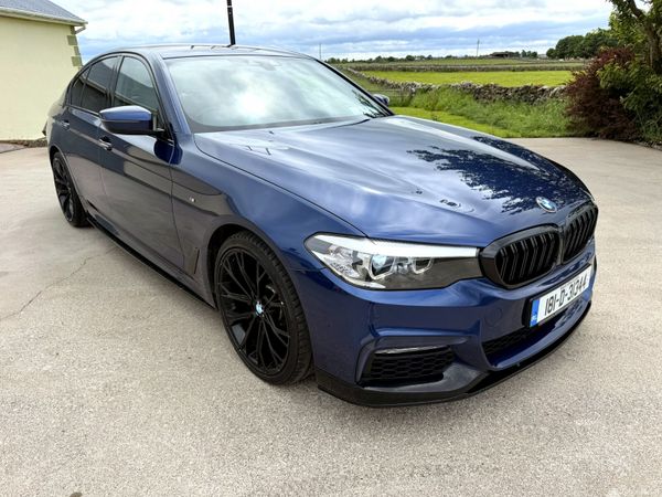 BMW 5-Series Saloon, Diesel, 2018, Blue