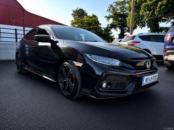 Honda Civic Hatchback, Petrol, 2018, Black