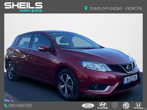 Nissan Pulsar Hatchback, Petrol, 2019, Red