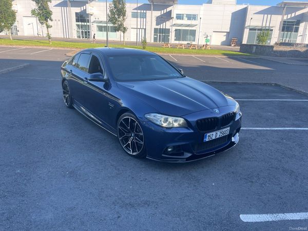 BMW 5-Series Saloon, Diesel, 2015, Blue