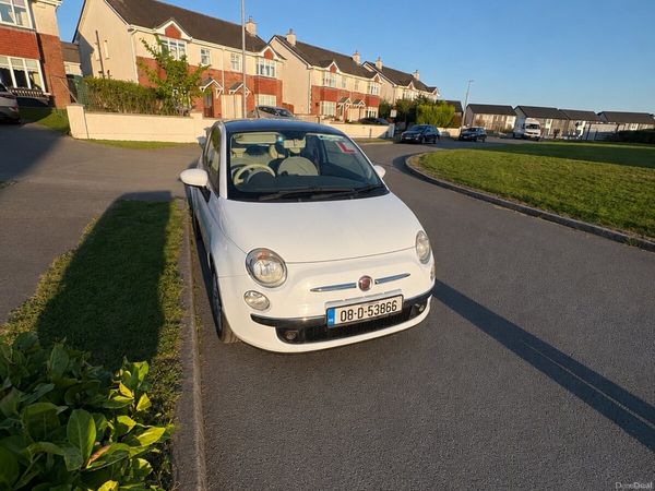 Fiat 500 Hatchback, Petrol, 2008, Blue