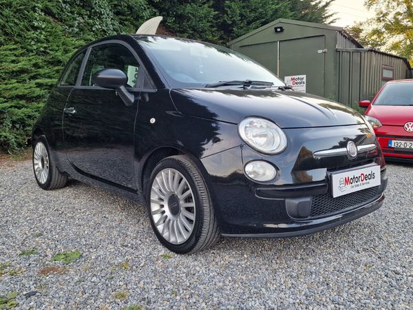 Fiat 500 Hatchback, Petrol, 2011, Black