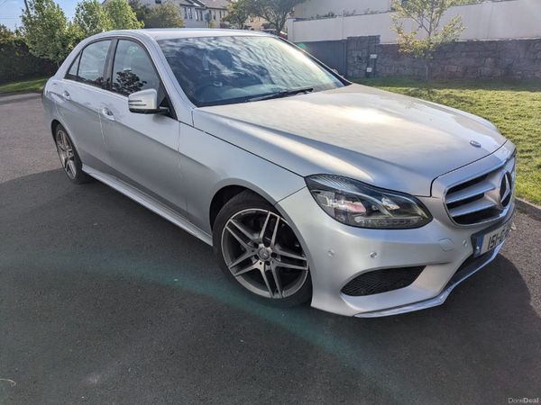 Mercedes-Benz E-Class Saloon, Diesel Hybrid, 2015, Silver