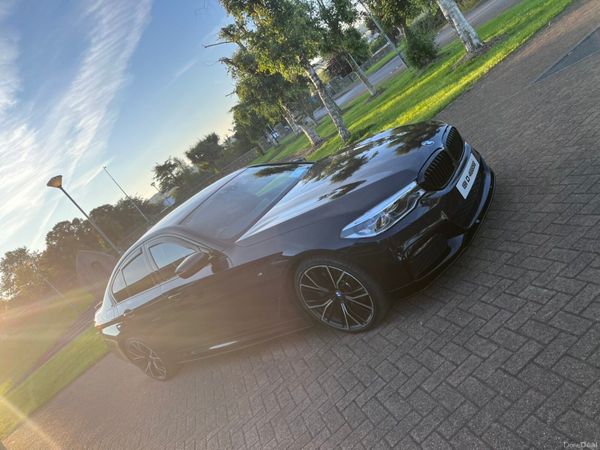 BMW 5-Series Saloon, Diesel, 2019, Black