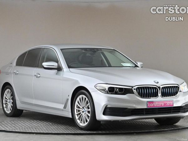 BMW 5-Series Saloon, Petrol Plug-in Hybrid, 2018, Grey