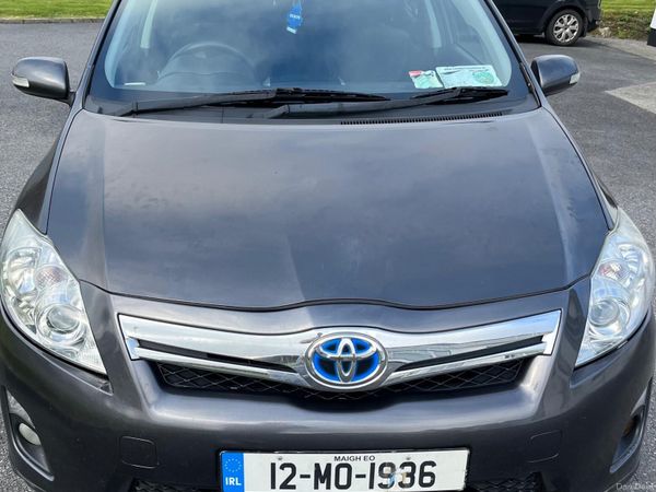 Toyota Auris Hatchback, Petrol Hybrid, 2012, Grey