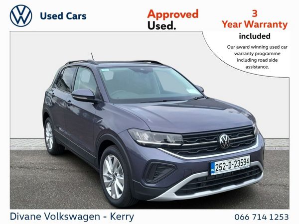 Volkswagen T-Cross SUV, Petrol, 2025, Grey