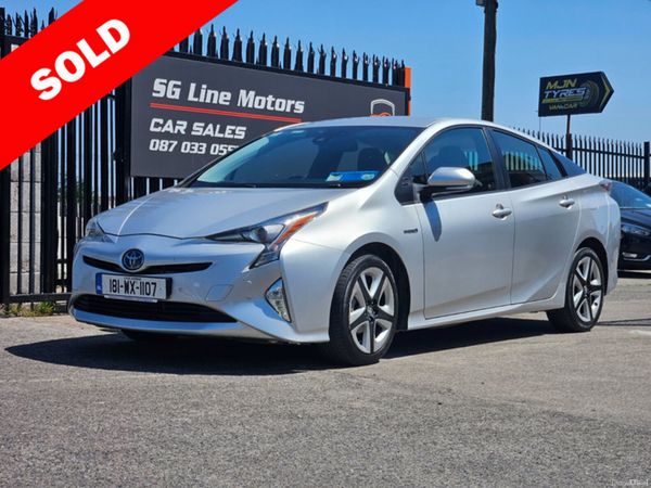 Toyota Prius Hatchback, Petrol Hybrid, 2018, Grey