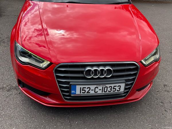 Audi A3 Saloon, Petrol, 2015, Red