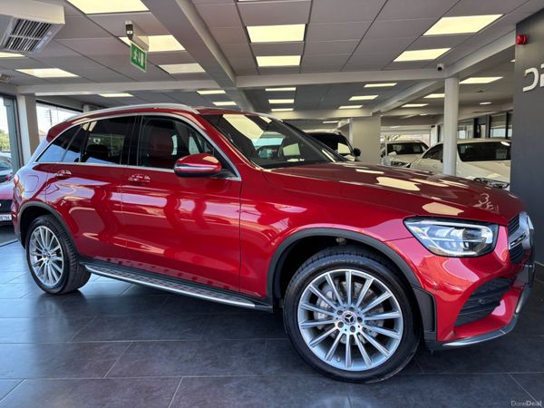 Mercedes-Benz GLC SUV, Diesel Plug-in Hybrid, 2022, Red