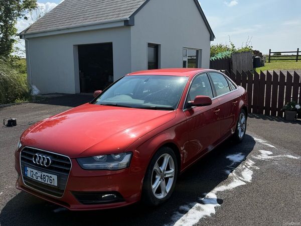 Audi A4 Saloon, Diesel, 2012, Red