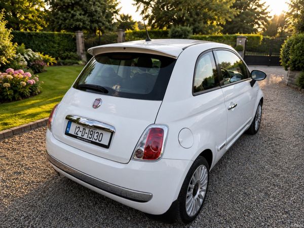 Fiat 500 Hatchback, Petrol, 2012, White