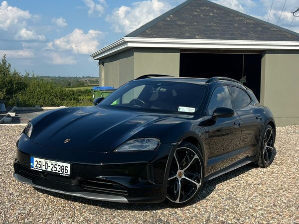 Porsche Taycan Estate, Electric, 2025, Black