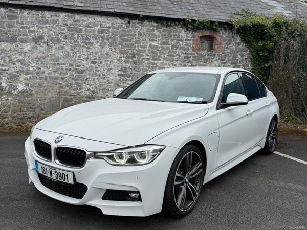 BMW 3-Series Saloon, Petrol Plug-in Hybrid, 2016, White