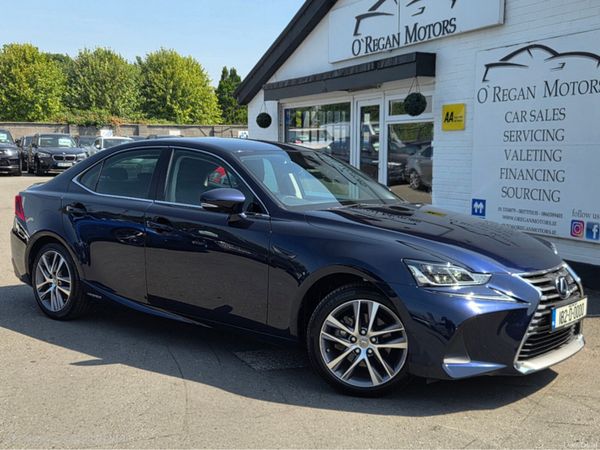 Lexus IS Saloon, Petrol Hybrid, 2018, Blue