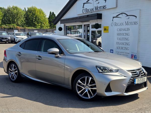 Lexus IS Saloon, Petrol Hybrid, 2017, Silver