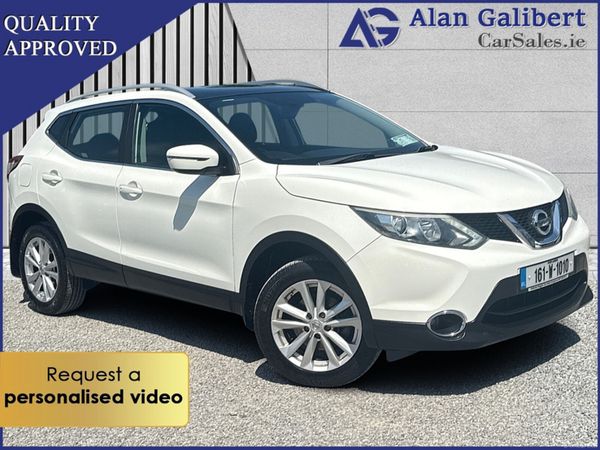 Nissan Qashqai MPV, Petrol, 2016, White