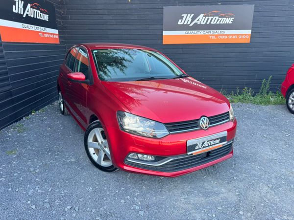 Volkswagen Polo Hatchback, Petrol, 2017, Red