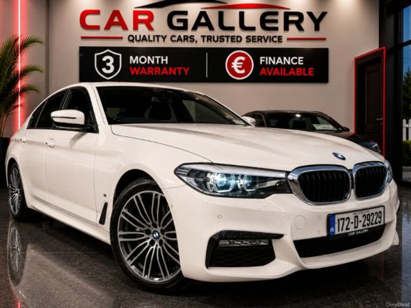 BMW 5-Series Saloon, Petrol Plug-in Hybrid, 2017, White