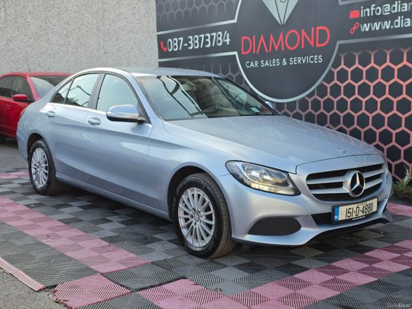 Mercedes-Benz C-Class Saloon, Diesel, 2015, Silver