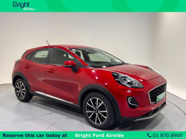 Ford Puma MPV, Petrol Hybrid, 2023, Red