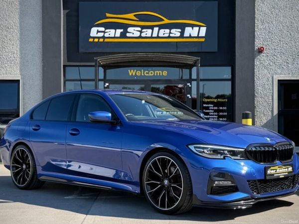 BMW 3-Series Saloon, Diesel Hybrid, 2022, Blue
