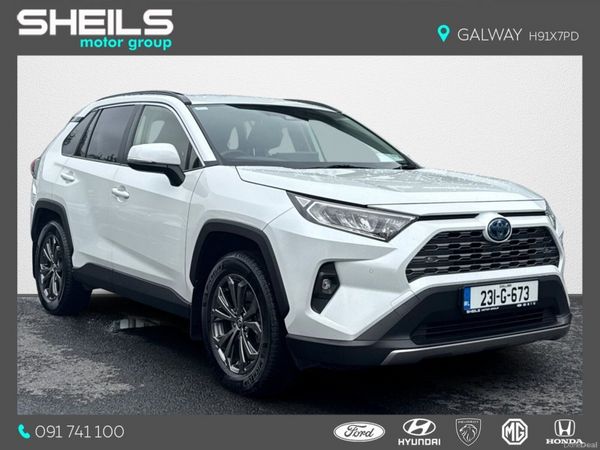 Toyota RAV4 SUV, Petrol Hybrid, 2023, White