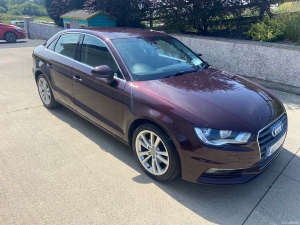 Audi A3 Saloon, Petrol, 2016, Red