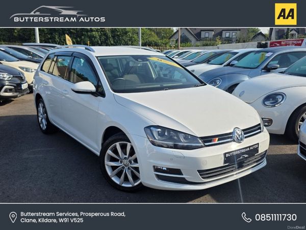 Volkswagen Golf Estate, Petrol, 2014, White