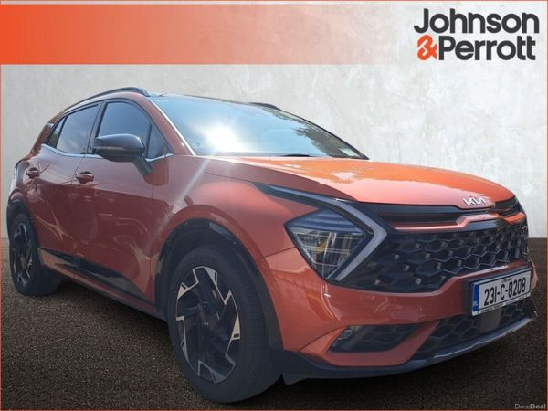 Kia Sportage SUV, Diesel Hybrid, 2023, Orange