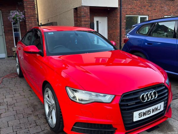 Audi A6 Saloon, Diesel, 2015, Red