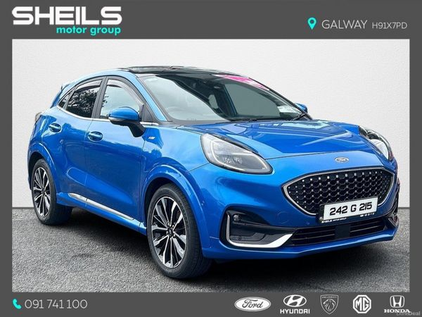 Ford Puma MPV, Petrol Hybrid, 2024, Blue