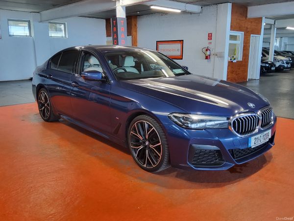 BMW 5-Series Saloon, Diesel, 2021, Blue
