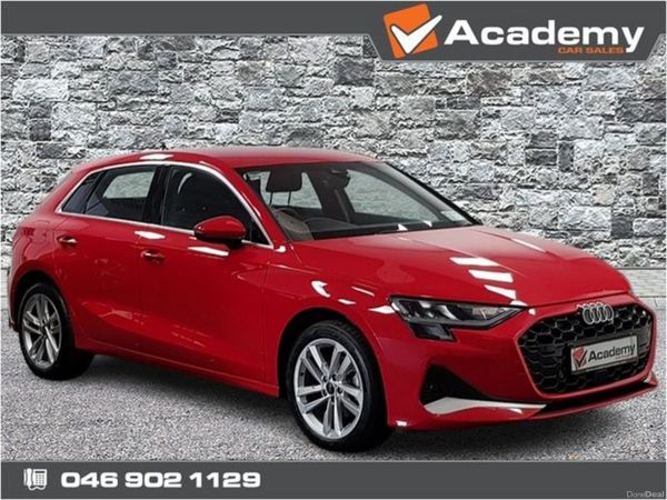 Audi A3 Hatchback, Petrol, 2024, Red