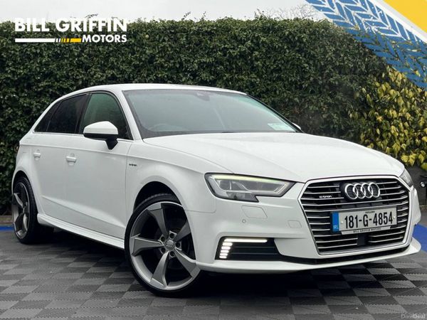 Audi A3 Hatchback, Petrol Plug-in Hybrid, 2018, White