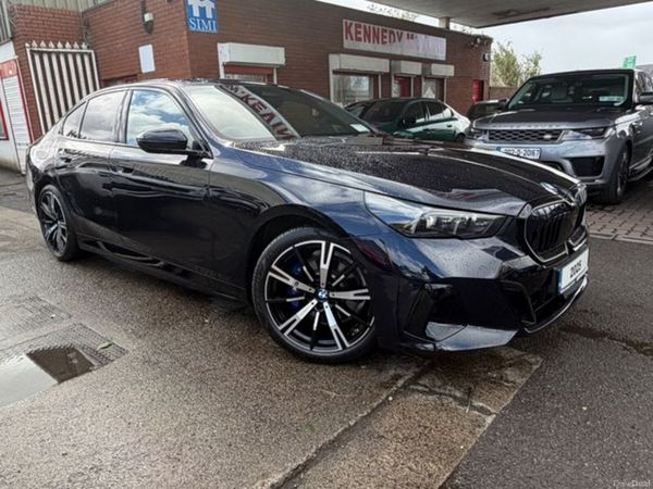 BMW 5-Series Saloon, Petrol Hybrid, 2025, Black