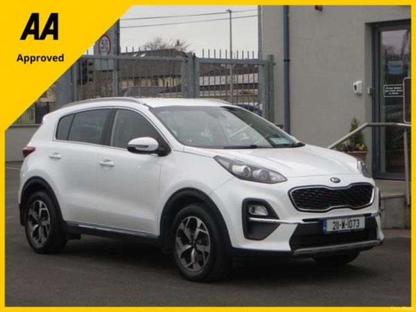 Kia Sportage MPV, Diesel Hybrid, 2021, White