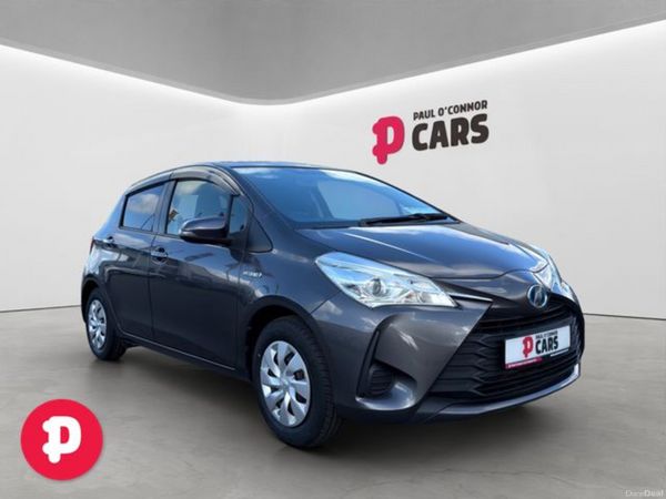 Toyota Vitz Hatchback, Petrol Hybrid, 2018, Grey