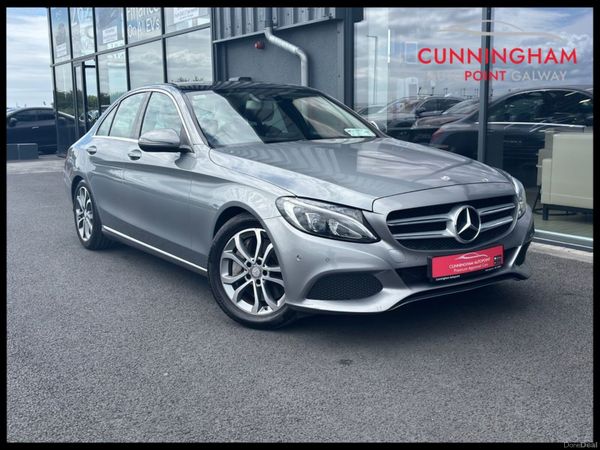 Mercedes-Benz C-Class Saloon, Petrol Plug-in Hybrid, 2016, Silver