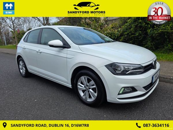 Volkswagen Polo Hatchback, Petrol, 2019, White