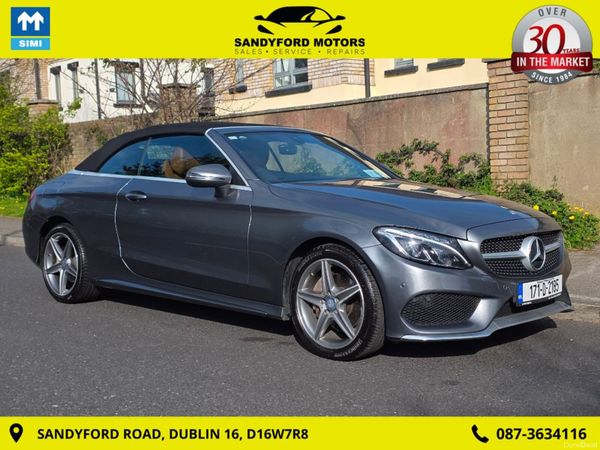 Mercedes-Benz C-Class Convertible, Petrol, 2017, Grey