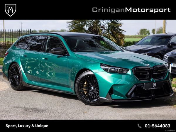 BMW M5 Estate, Petrol Plug-in Hybrid, 2025, Green