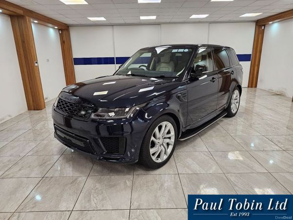 Land Rover Range Rover Sport SUV, Petrol Plug-in Hybrid, 2022, Blue