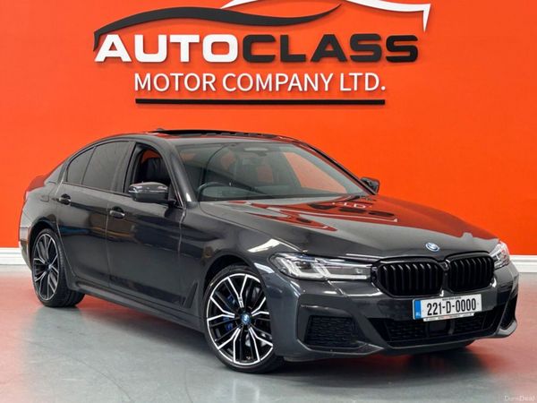BMW 5-Series Saloon, Petrol Plug-in Hybrid, 2022, Grey